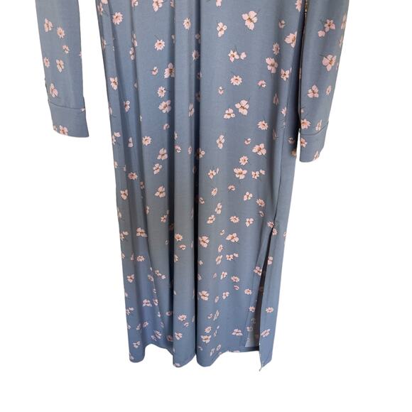 WAYF Remember Me Twist Detail Long Sleeve Cutout Midi Dress Size Small - Picture 6 of 9